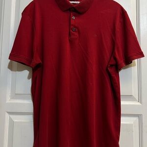 Classic Red Polo Shirt Calvin klein